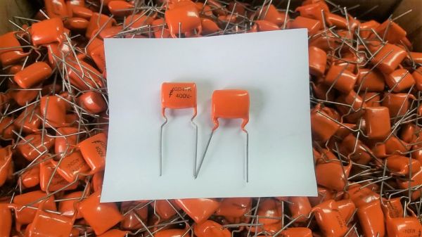 0,047UF 400V *ESTILO ORANGE DROP. FABRICADOS NO BRASIL - INEPAR - SIEMENS - PHILIPS