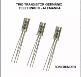 3x Transistor Germânio Pnp Tone Bender Fuzz Leia Descrição - FRETE GRÁTIS