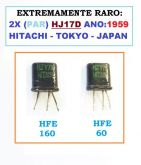 HJ17D - HITACHI (PAR ) ANO: 1959 - RARÍSSIMO - HFE Q1 160 - HFE Q2 60