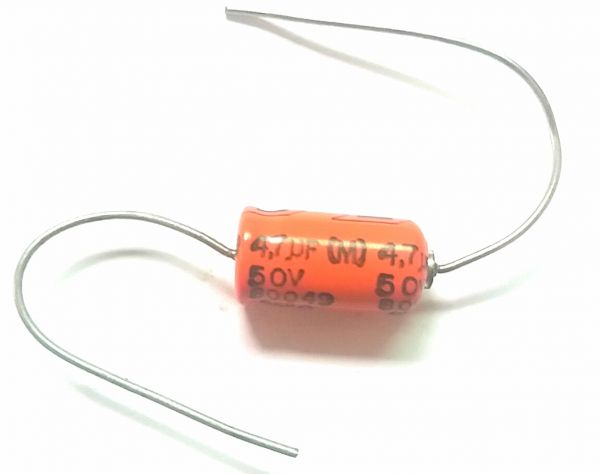 NEW - 4,7UF X 50V AXIAL BAIXA ESR